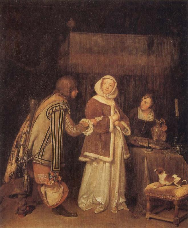 TERBORCH, Gerard The Letter Germany oil painting art